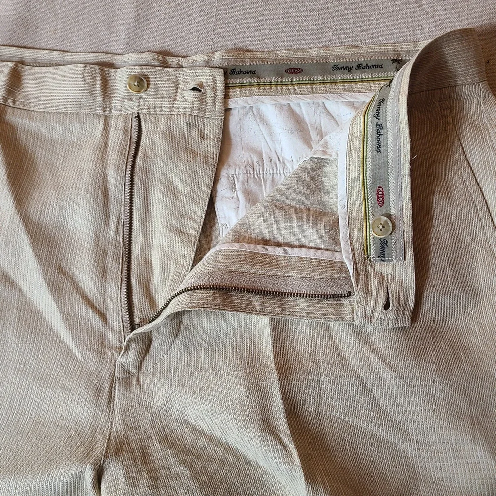 Tommy Bahama Relax Linen & Silk Shorts Golf Athleisure Preppy Coastal Size 40